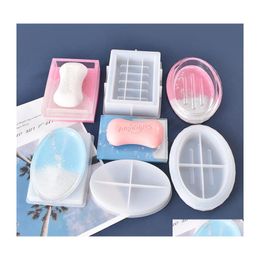 Soap Derees Soap Sile Molds Sieraden Tray Epoxy Hars Casting Mod voor DIY Ring Dish Holders Storage Box Home Decoratie 20220613 T2 D DH0SR