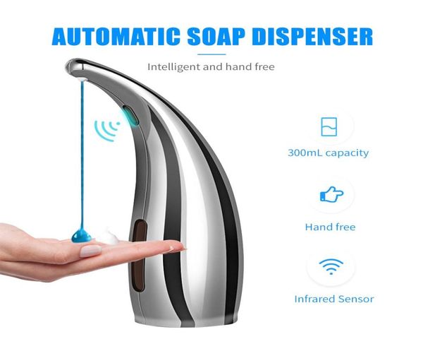 Distributeur de savon pompe distributeur automatique de savon liquide capteur intelligent infrarouge distributeurs de shampoing en mousse sans contact pour cuisine salle de bain 7278119