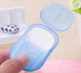 Soap Flakes Portable Health Care Hand Soap Flakes Paper Clean Soaps Sheet Leaves With Mini Case Home Travel Supplies5743211