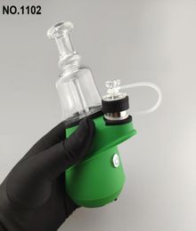 Soc -enail Vaporizer Wax Concentraat Verscherpe Budder Dabs Rigs met 4 warmte -instellingen en langdurig de lucide verlichting6537940