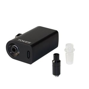 Kit de tokes soc eNail dab huile kit de démarrage kit de démarrage 650mAh VV Batterie avec adaptateur de verre ATOMISIER DE CHAGE ENail pour cire Herb Boîte à herbe mod Pipes en verre Bong