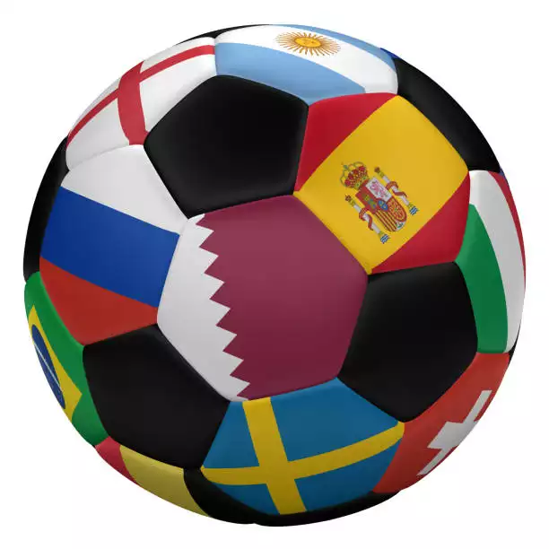  Futbol topu futbol dünya kupası 2022 ülkeler bayrak topu özel logo toplu miktar