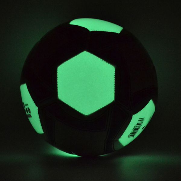 Ballon de football lumineux Football Night Light Noctilucent Enfants Jeu Train Luminescence Ball Hommes Femmes Glowing Soccer taille # 4 # 5