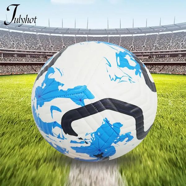 Ballons de football taille professionnelle 5 PU souple sans couture Sports de plein air Ligue Football Match d'entraînement futbol 240103