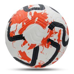 Boules de football standard taille 5 baule cousue de machine PU Material Sports League extérieure de football Ball Futbol Voetbal 240516