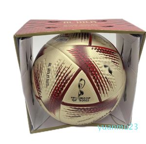 Balones de fútbol Copa Mundial Fase de grupos Fútbol Rihla Tamaño oficial Material Réplica de alta gama con caja