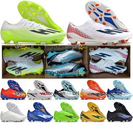 Sac cadeau Chaussures de football de qualité X Crazyfasts.1 FG Crampons de football en tricot pour hommes Chaussures de football en cuir souple pour terrain ferme Baskets d'extérieur Botas De Futbol Taille US 6.5-11