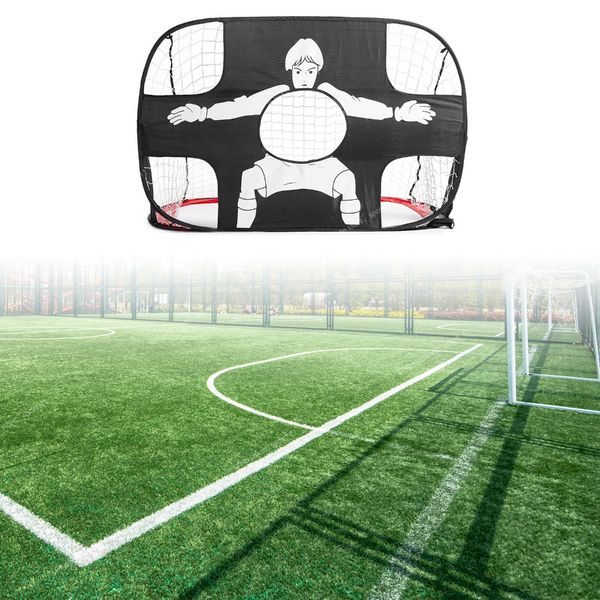 Portería de fútbol para niños, red plegable, juguetes deportivos al aire libre, regalo, juego de puerta de portería de fútbol para patio trasero, juguete interior, equipo de fútbol, deportes de equipoEquipo de fútbol