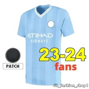 Voetbal HAALAND MANS CITIES Kits GREALISH BERNARDO MAHREZ Erling 23 24 Jerseys DE BRUYNE FODEN RODRIGO Keeperskit Voetbalshirt voor kinderen S Shirts FON S 520