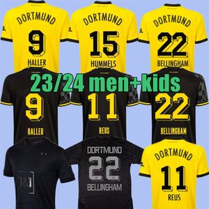 Jersey de football FANS Joueur HALLER REUS 23 24 Dortmund 2023 2024 Chemises de football BELLINGHAM Hommes Enfants REYNA BRANDT SCHLOTTERBECK ADEYEMI