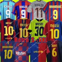 voetbalshirt finales retro 96 97 98 99 08 09 10 11 12 15 18 19 Ronaldinho rivaal iniesta maillot de foot Ibrahimovic eto'o klUivert barcelonas ronaldo Xavi Suarez Henry Henry Henry