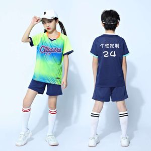 Soccer Jersey Womens Impreso UNIFORMA Niños para niños Summer Summer Ballenable Camisa de fútbol Camisa de entrenamiento Camina de manga corta