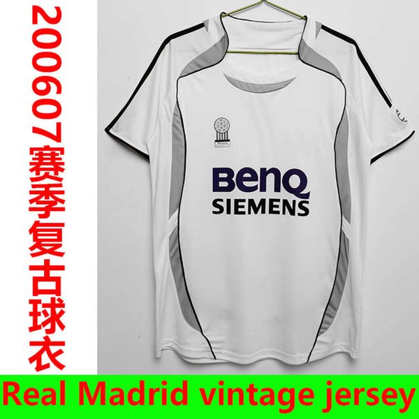 Soccer Jerseys 200607 Saison Jersey Football Taille 7 Raul Real Madrid Vintage