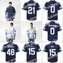 Maillots de football 2018 Nouveau style Argonauts de Toronto 15 Ricky Ray 48 Bear Woods 21 Hazelton Hommes Femmes Jeunesse 100% cousus Maillots de football personnalisés