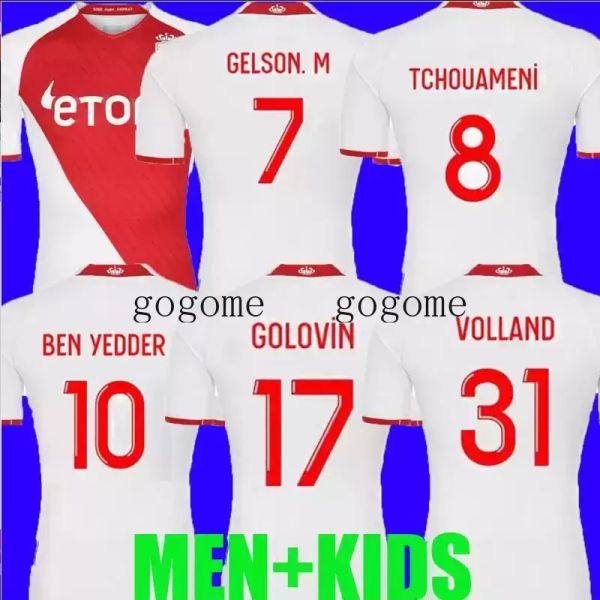 Maillots de football 2022 2023 Accueil YEDDER Volland Boadu JEAN LUCAS Maillots Diop 22 23 Henrique B.BADIASHILE GELSON FABREAGS GOLOVIN Hommes Enfants CHEMISES DE FOOTBALL