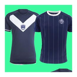 Voetbalshirts 2023 2024 Maillot De Foot Girondins Bordeaux 23 24 40e verjaardag Vierde voetbalshirts Thuis Bakwa Badji Weissbeck J Otfes