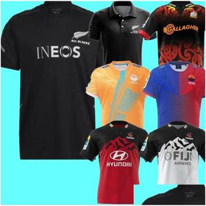 Jerseys de football 2023 2024 New Hurricane Highlander Blues Crusader Rugby Zealand 22 23 24 Hommes Super Moana Jersey Top Quality Home Game A OTR9S