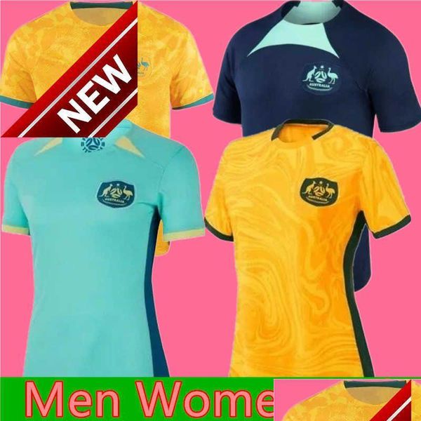 Jerseys de fútbol 2023 Australia Mujeres Equipo nacional Jersey Cooney-Cross Micah Carpenter Raso Hunt Wheeler Ciac Gorry Vine Fútbol Hombres A Otvih