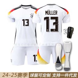 Soccer Jerseys 2024 Coupe German Home Football 13 Muller 6 Kimmich 7 Havertz 10 Musi National Team Jersey Cover