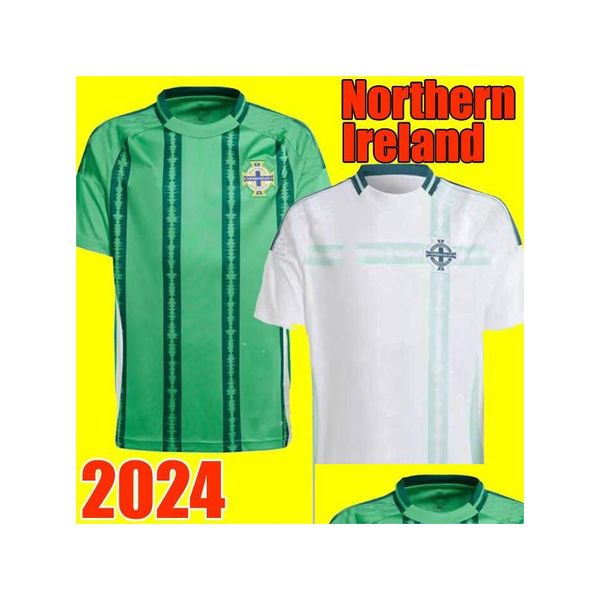 Jerseys de fútbol 2024 Irlanda del Norte Jersey Hombres Conjunto Kit para niños Uniforme 2025 Divas Charles E 24 25 Camiseta de fútbol Ballard Brown Inicio Dr Otrru