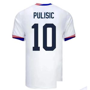 Voetbalshirts 2024 Pisic Usas Reyna Aaronson Weah A McKennie 24 25 Maillot de Futol Ferreira Dest Morgan Us voetbalshirt rapinoe du Ot5vffff