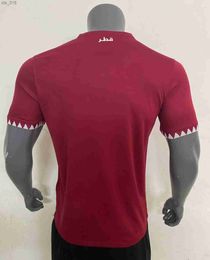 Voetbalshirts 2024 Qatar ASAD JASSEM BASSAM YUSUF AFIF ALHAYDOS AHMED AL-MOEZ nationaal voetbalshirtH240306