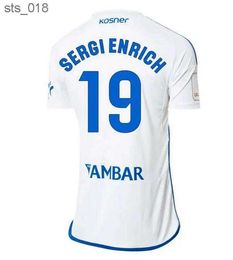 Voetbalshirts 2024 Real Zaragoza FRAN GAMEZ jerseys ZAPATER HOME JERSEY POMBO SHINJI KAGAWA Voetbalshirts JAVI ROS L. SUAREZ futbol Heren kinderkitH240307