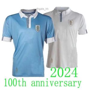 Jerseys de football 2024 Uruguay Jerseys de football anniversaire 100e spécial lsuarez ecavani nde la cruz inhouse chemise gde arascaeta fvalverde raraujo rbentancur footbb