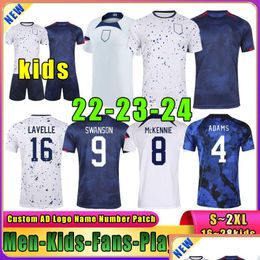 Jerseys de football 22 23 24 Nouveaux États-Unis États-Unis Pisic Mckennie National Team Fan Player Version Ferreira Adams Yedlin Chemise de football Hom Otry4