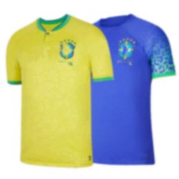 Voetbalshirts 22-23 Brazilië Nationale Team Thuis/uit Stadion Jersey Nr. 10 Neymar 20 Venesius Volwassen Kinderen