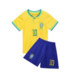 Jerseys de football 22-23 World B Brazil Home / Away Stadium 10 Neymar National Team Jersey Set Shirt's Shirt 14-30
