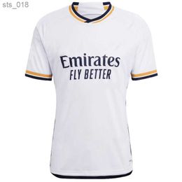 Maillots de football 23/24 Real Madrids Camisetas Kit enfants Gardien de but Final Home Away Maillot de football Vini Jr Modric Bellingham Courtois ArdaH240308