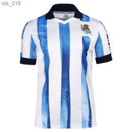 Voetbalshirts 23/24 Real Sociedad Jersey 2023 Hoe Merino Portu Oyarzaba Maillots Shirt Uit X.prieto Sia Willian J Januz Isak VoetbalH240308