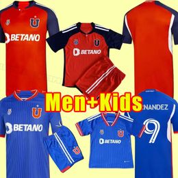 Maillots de football 23-24 Universidad de Chile 10 VARGAS 9 FERNANDES 11 PALACIOS 13 hommes enfants adultes enfants femmes à la maison