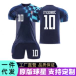 Voetbalshirts 23 Kroatië weg Wereldbeker voetbalshirt Modric 10 Training Team Kit Printgrootte