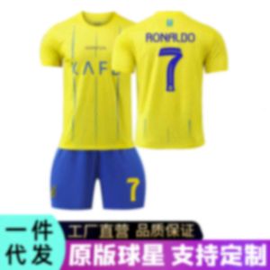 Voetbaljerseys 24 al-NASSR FC Home voetbalshirt C Luo No. 7 Team Aankoop Training Match Gedrukte maat herenpakken