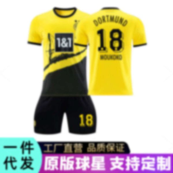 Soccer Jerseys 24 Dortmund Home Football Kit Erlingham 22 Jersey Rena 7 Royce 11