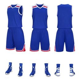 Voetballen Jerseys A7 Basketball Suit Set Set Adult Children's Print Team Uniform Pockets aan beide zijden 3xS-5XL