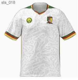 Voetbalshirts Afrika Cup Kameroen nationale retro Vest voetbalteam Ekambi Bassogog 2024 ABOUBAKAR Fans Spelerversie VoetbalshirtsH240307
