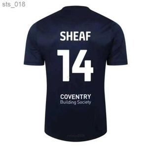 Jerseys de football Coventry Hare Sheaf Gyokeres Godden Hamer 2023 2024 Accueil Bleu Hommes Enfants Kit Chemises de Football Tops Camiseta de Futbol TopH2435