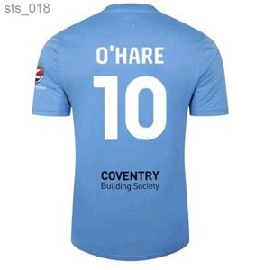 Jerseys de football Coventry Hare Sheaf Gyokeres Godden Hamer 2024 Accueil Bleu Hommes Enfants Kit Football Chemises Tops Camiseta Futbol TopH243443