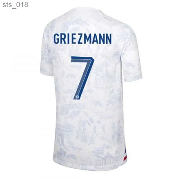 Soccer Jerseys Euro Cup French Home Soccer Jerseys Coman Kante Maillot Foot Equipe Maillots Griezmann Kids Kit Men Player Football Shirth2434