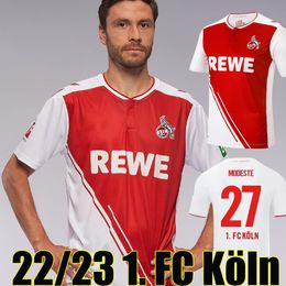 Jerseys de fútbol FC Koln Anthony Modeste F.Kinz R.Czichos J.Hector E.Skhiri 22/23 Camisa de fútbol de Trikot Andersson Kilian Schindler