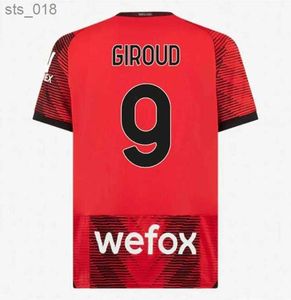 Voetbalshirts GIROUD AC R.LEAO 2023 THEO TONALI 2024 Voetbalshirt Thuis Uit Heren Kinderen kitH2434