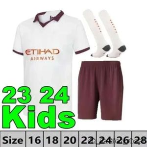 Voetbalshirts HAALAND Gvardiol DE BRUYNE FODEN Man Citys MANS CITIES FINAL ISTANBUL KIT GREALISH Voetbalshirt Kinderen 23 24 Jalvarez MANCHESTE NEW YEAR Uniform 807