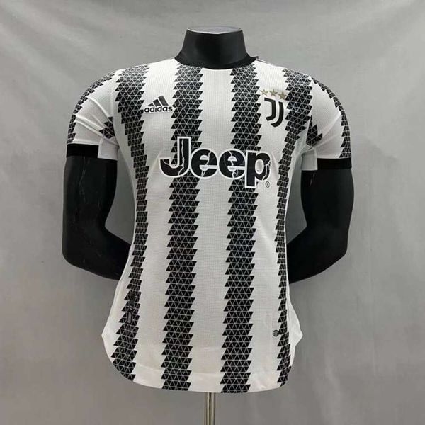 Soccer Jerseys Home 22-23 Juve Away Jersey Player Version thai Personnalisé n ° 7 Ronaldo 10 Dibala Nouveau