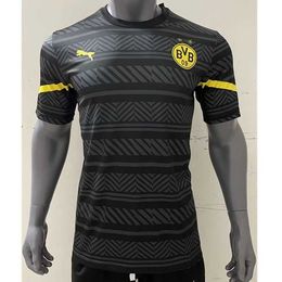 Jerseys de fútbol Ropa en el hogar Dortmund Jersey Nueva camisa de entrenamiento de fútbol de manga corta No Harland Mullen Team