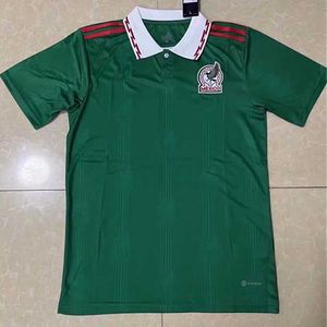 Jerseys de football Vêtements à la maison Mexique Jersey Vintage Football Shirt Upopular Short Sports Little Pea Team