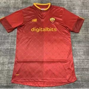 Jerseys de football Vêtements à la maison Nouvelle série A Roma Jersey Version Thai Short Football à manches Abraham Salavi