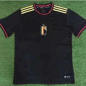 Jerseys de fútbol Copa del hogar Copa Mundial Bélgica Equipo Nacional Jersey Versión tailandesa Camisa de fútbol de manga corta No Azartai